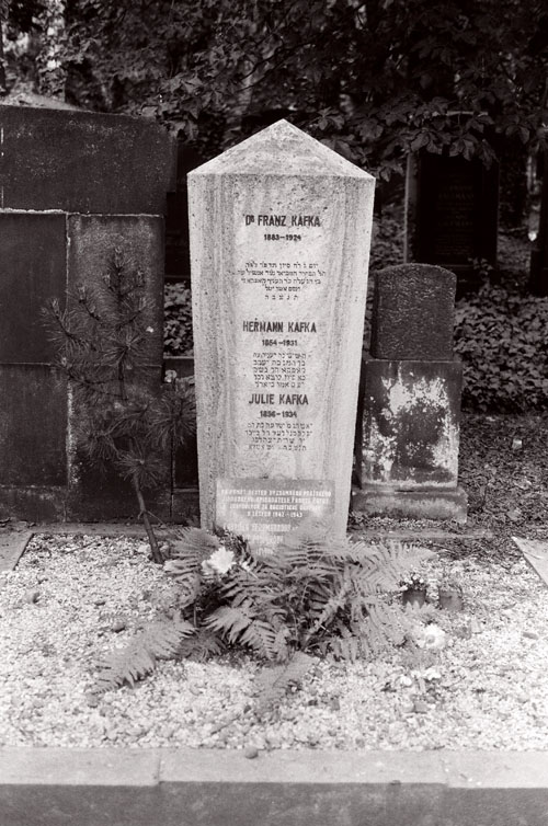 Kafka's grave, photo credit Caleb Crain