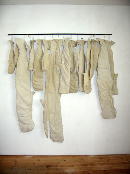 Angela Cockayne, Sleeping Sperm Whales: 19 sperm whales made from duvets