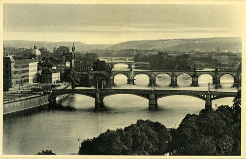 Bridges across the Vltava