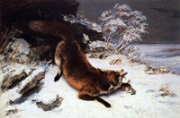 Courbet, Fox in the Snow