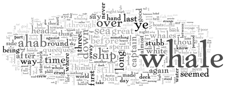 Melville, Moby-Dick, top 365 words