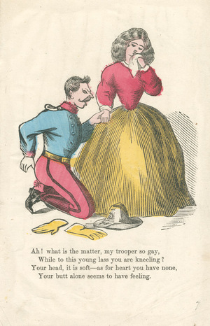 Ah, what is the matter, my trooper so gay? Ah, what is the matter, my trooper so gay?